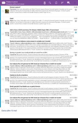 Tiscali Mail android App screenshot 9