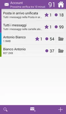 Tiscali Mail android App screenshot 12