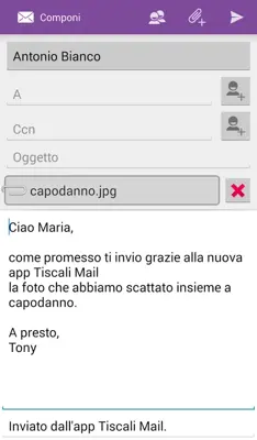 Tiscali Mail android App screenshot 13