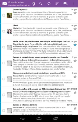 Tiscali Mail android App screenshot 4