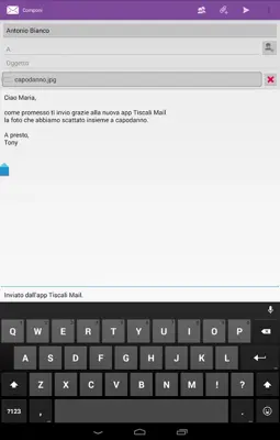 Tiscali Mail android App screenshot 7